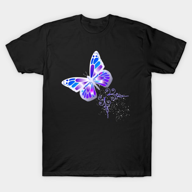 butterflies in flight T-Shirt by Bianka